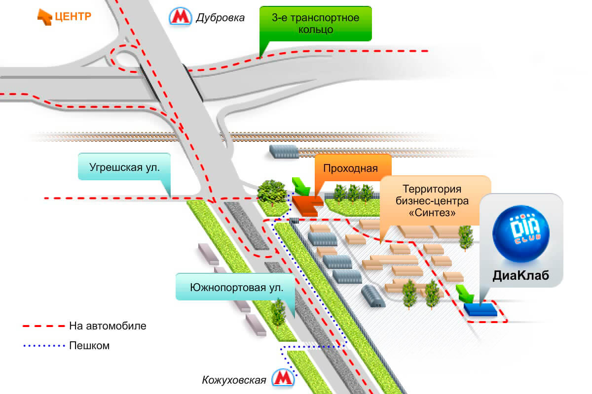 Карта метро угрешская