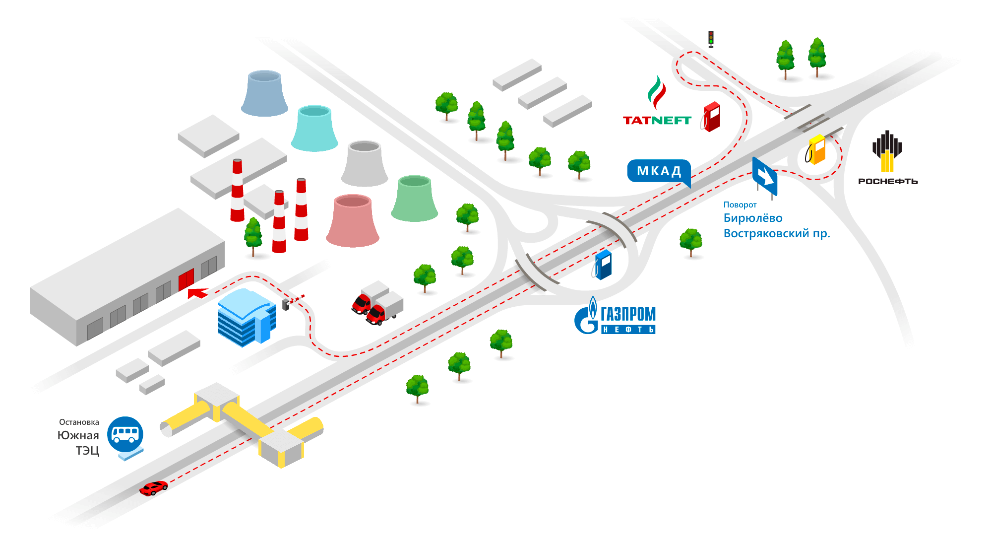 Востряковский проезд карта москвы