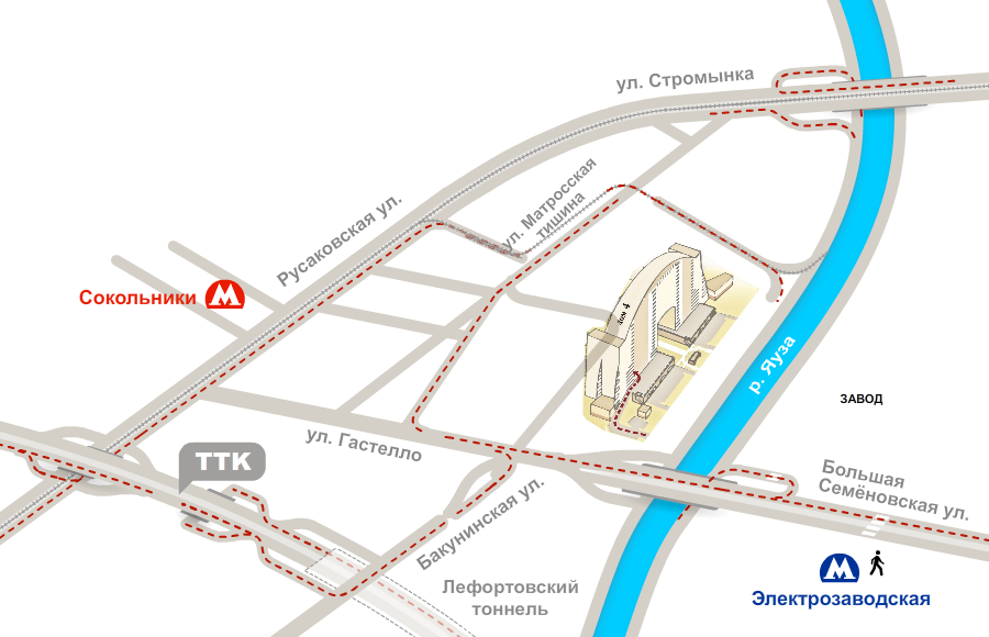 Континенталь схема проезда